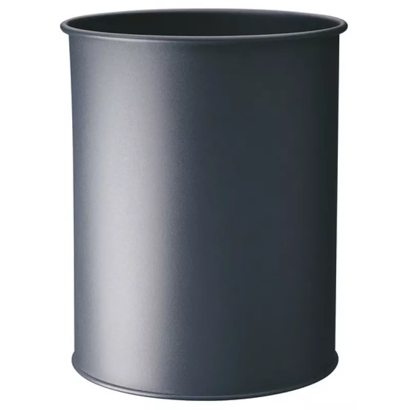 Šiukšliadėžė metalinė apvali 15 l Durable 3301-23