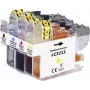 Renkforce rašalo rinkinys, suderinamas su Brother LC-3213 (LC3213VALDR) juoda, žydra, rausvai violetinė, geltona RF-5679866