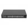 Nevaldomas Gigabit Ethernet komutatorius Lanberg RSFE-24P-2C-250 su 24 PoE+ prievadais