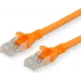 Roline Patch-Cable RJ-45 (M) į RJ-45 (M) - 50 cm - UTP - CAT 6 - Halogen-Free, Moulded, Stranded - oranžinė