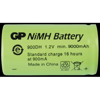 Įkraunama NiMH D tipo baterija GP 900DH 9000 mAh — GP D dydžio (Mono)