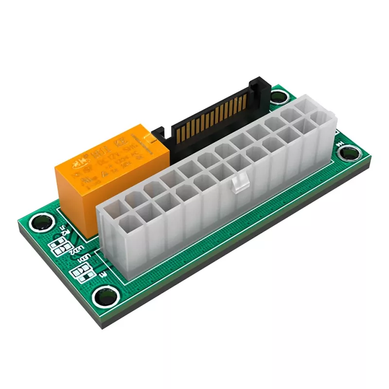 Adapterio plokštė Akasa AK-CBPW28-KT02 24 kontaktų ATX į SATA maitinimo jungtį