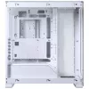 PHANTEKS NV-Series NV5 MK2 ATX korpusas, grūdintas stiklas, DRGB - matinė balta + 3 vnt. M25 Gen2 PWM D-RGB atvirkštinės mentės ventiliatoriai + 1 įprastas ventiliatorius - 120mm