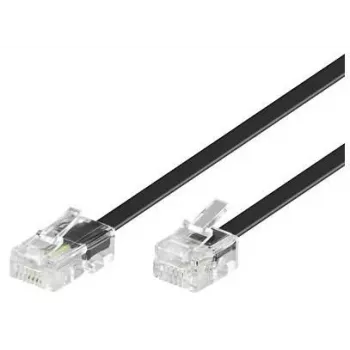 Telefono laidas Microconnect MPK451S RJ11 RJ45 1m juodas