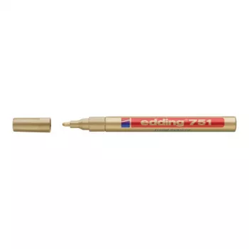 Edding 751 auksinis markeris aukso baltas 1 mm
