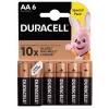 Baterijų rinkinys Duracell Basic AA / LR6 — 6 vnt (šarminės)
