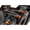 Įrankių rinkinys NEO tools 08-945 142 dalių, 1/4 inch ir 1/2 inch lizdai, su dėklu