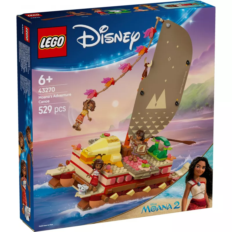 LEGO 43270 Konstruktoriaus rinkinys – 529 detalių, 3 minifigūrėlės, sidabrinė