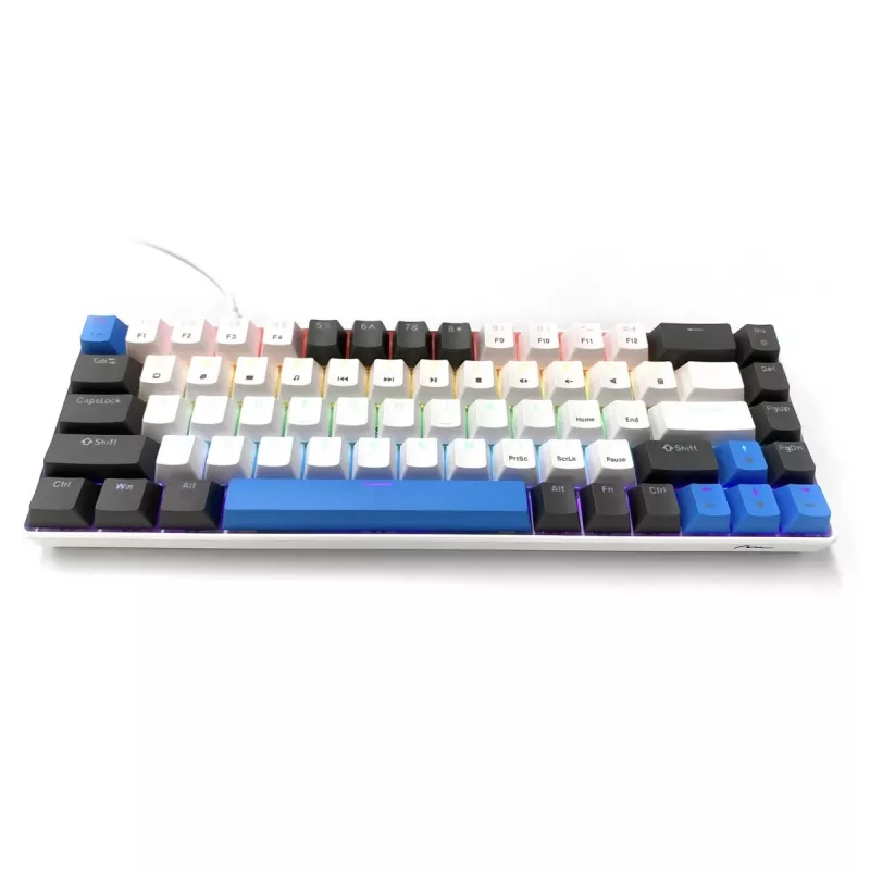 Mechaninė klaviatūra MEDIA-TECH MT1259 Red Core MX60, 60 % formos faktorius, CHERRY MX Red jungikliai, RGB apšvietimas, USB, aukšto profilio klavišai