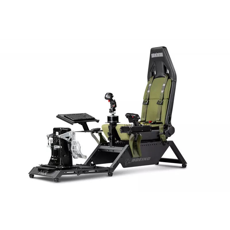 Next Level Racing Flight Simulator Boeing Military 396055 sėdynė – specializuota aviacinė kėdė su vairalazdės ir pedalų tvirtinimo vietomis
