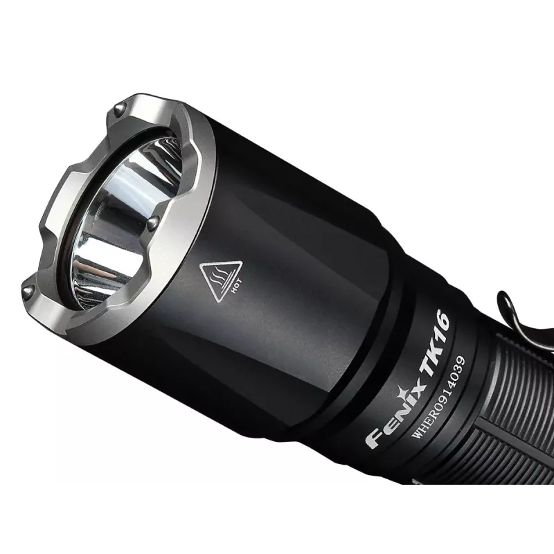 Rankinis žibintuvėlis Fenix TK16 V2.0 juodas IP68 kriptonas 30 lm