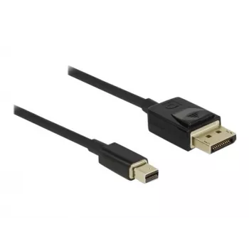 DeLOCK DisplayPort kabelis – DisplayPort (kištukas) į Mini DisplayPort (kištukas) – 2 m – juoda – 8K palaikymas