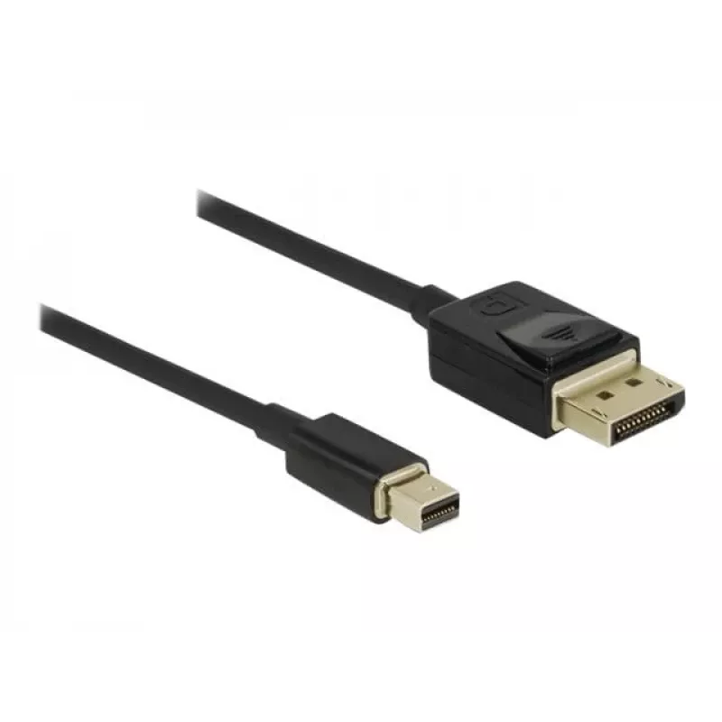 DeLOCK DisplayPort kabelis – DisplayPort (kištukas) į Mini DisplayPort (kištukas) – 2 m – juoda – 8K palaikymas
