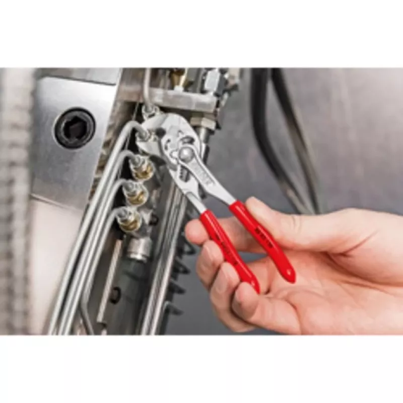KNIPEX Mini – kombinuotosios replės su reguliuojamu griebtuvu