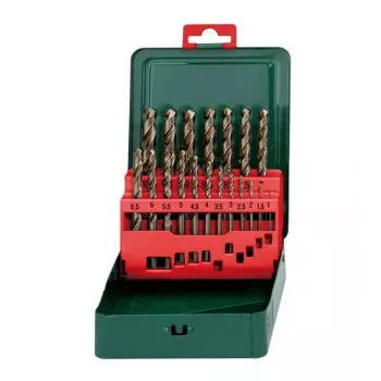 Gręžtų rinkinys Metabo HSS Cobalt 19 vnt. DIN 338, cilindrinis kotas