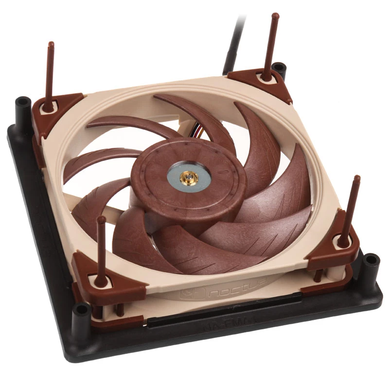 TVirtinimo rinkinys Noctua NA-SFMA1 – universalus juodas tvirtinimo rinkinys, 2 vnt.