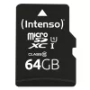 Intenso 64GB MicroSDXC UHS-I Class 10 atminties kortelė 3423490