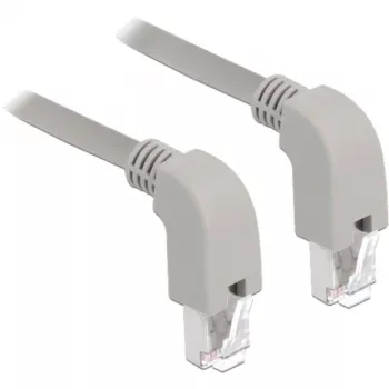 DeLOCK 85877 tinklo kabelis Cat6a S/FTP 1m pilkas