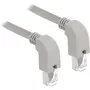 DeLOCK 85877 tinklo kabelis Cat6a S/FTP 1m pilkas