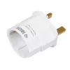 Maitinimo adapteris IBOX iaukeu su keičiamais kištukais UK (G tipas) ir EU (E tipas), 100–240V 50/60Hz, 7,5A, baltas