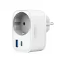 USB įkroviklis universalus 20W baltas/2P AC TA-ACPDQC20-01-W GEMBIRD