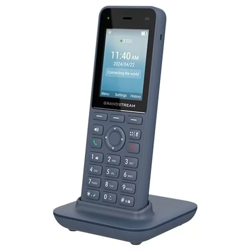 IP telefonas Grandstream Networks WP8256 antracitinis 3 linijos LCD Wi-Fi