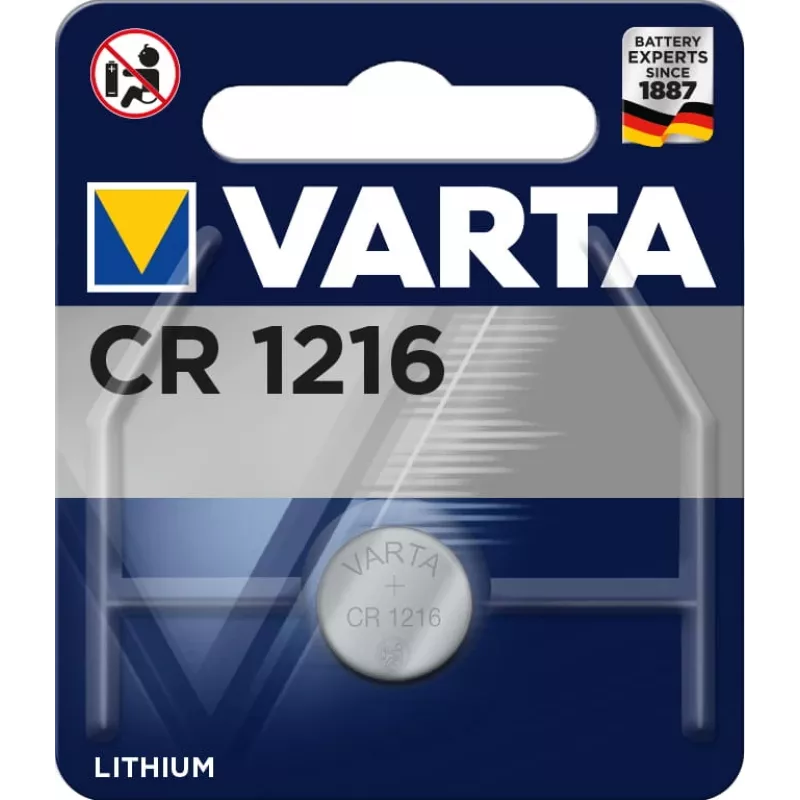 Varta CR1216 Ličio baterija 3V 25mAh lizdinėje pakuotėje