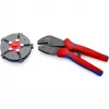Knipex 97 33 02 kabelių užspaudimo įrankis Mėlyna, Raudona