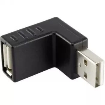 USB adapteris Renkforce 29212C30 — USB A tipo kištukas (kampu) į USB W 2.0, 5V 0,5A