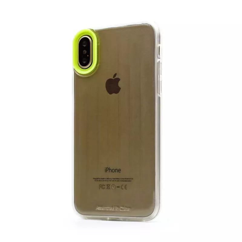 Dėklas telefonui Devia Yonger Series, skirtas iPhone XS / X (5,8 colių) – geltonas