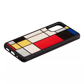 Dėklas Man and Wood Samsung Galaxy S20 — juodas medinis