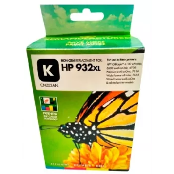 Kasetė suderinama Static-Control Hewlett-Packard 932XL CN053AE 100ml Juoda