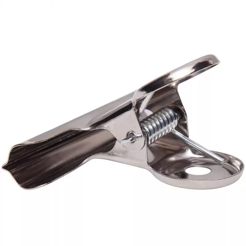 MAUL metalinis segtuvas, spalva: nikelis, plotis 50 mm, suspaudimo plotis 20 mm, savitarnos pakuotė (21750-96)