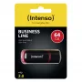 USB atmintukas Intenso 64GB USB Type-A 2.0 Juodas Raudonas