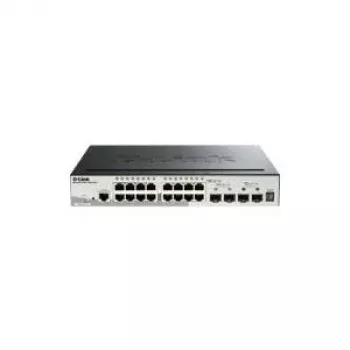 D-Link 20 prievadų išmanusis valdomas jungiklis su 2 x 10G SFP+ ir 2 x SFP