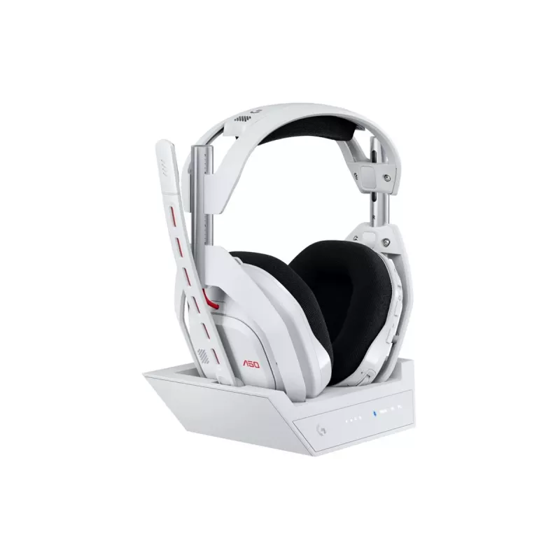 Ausinės LOGITECH A50 Lightspeed belaidės žaidimų ausinės su bazine stotele WHITE EMEA28-9