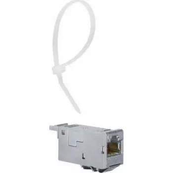 Hager RJ45 įmontuojamas modulis E-Dat CAT 6a VU603NWH (VZ314RJ)