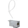 Hager RJ45 įmontuojamas modulis E-Dat CAT 6a VU603NWH (VZ314RJ)