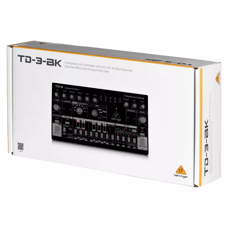 Analoginis sintezatorius Behringer TD-3-SB Black 9V DC