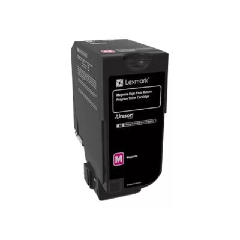 Lexmark 74C2HM0 grąžinimo tonerio kasetė, purpurinė, didelės talpos