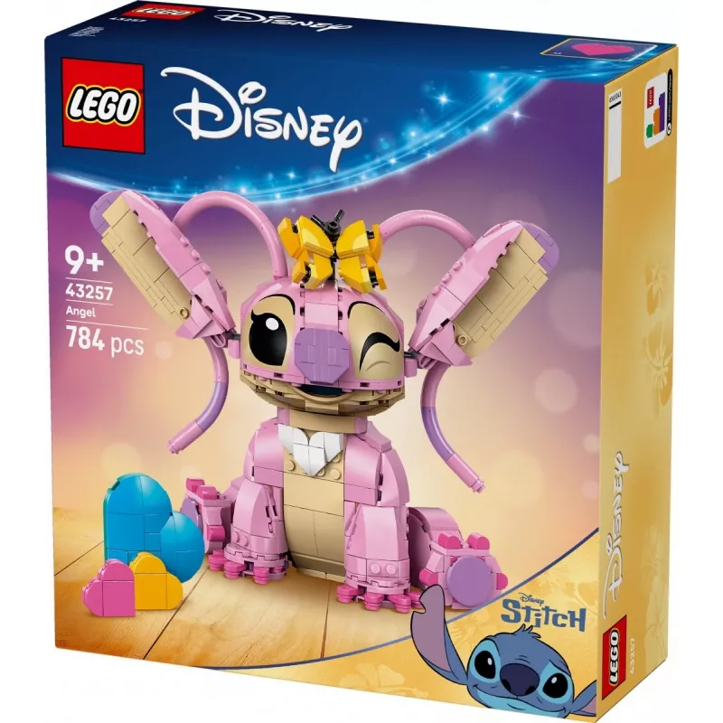 LEGO Disney kolekcinis mini modelis Andzia Angel 43257 – 784 detalės, 250 mm aukštis, nuo 9 metų