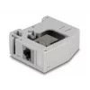 DeLOCK DIN bėgelio adapteris RJ45 lizdas – RJ45 lizdas Cat.6A pilka