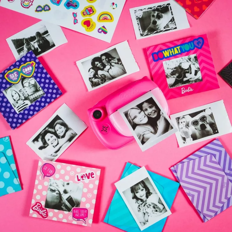 Barbie Print Cam – momentinė kamera su spausdinimu