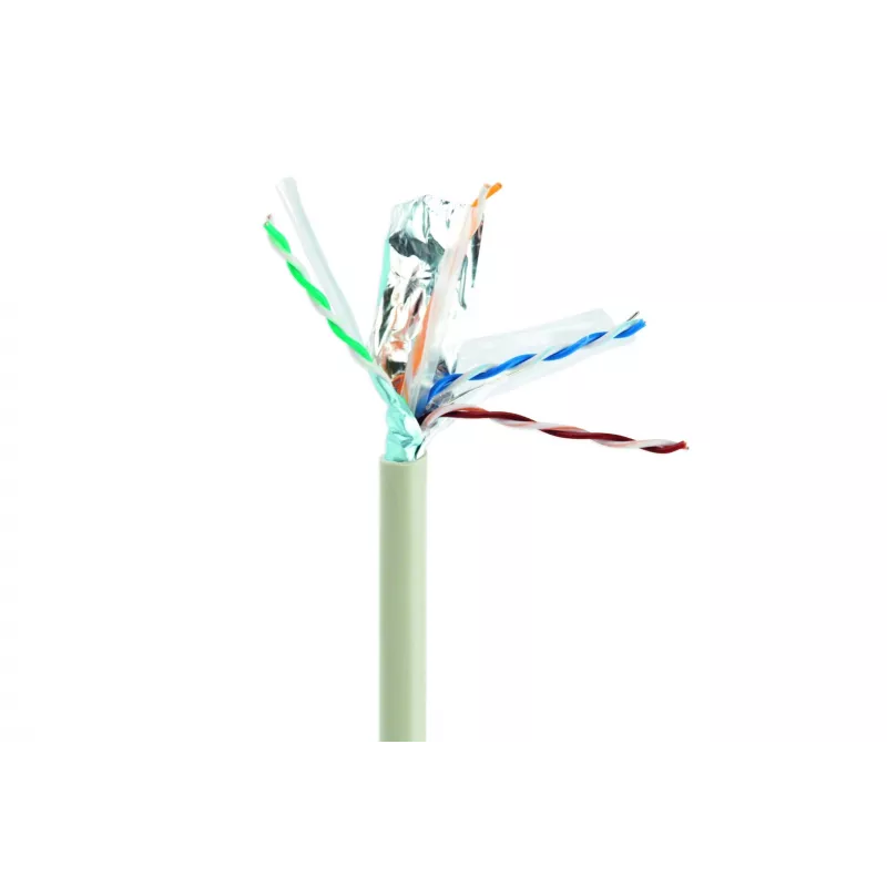 Gembird CAT6 FTP 100m tinklo kabelis pilkas F/UTP (FTP)