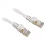 Patch kabelis RJ45 Kištukas > RJ45 Kištukas CAT.6 S/FTP (Baltas, 1,5 Metro)