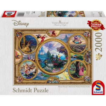 Dėlionė Schmidt Spiele Thomas Kinkade Studios Disney Dreams Collection 2000 dalių