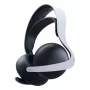 Ausinės Sony PULSE Elite, laidinės ir belaidės, žaidimų, Bluetooth, juodos ir baltos, su įkrovimo stovu