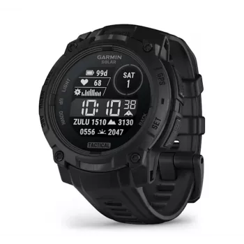 Išmanusis laikrodis GARMIN Instinct 3 45mm Solar Tactical Edition Black — 45 mm, saulės įkrovimas, GPS, širdies ritmo matuoklis