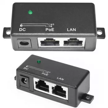 PoE injektorius Extralink 1 prievadas 100 Mb/s RJ45