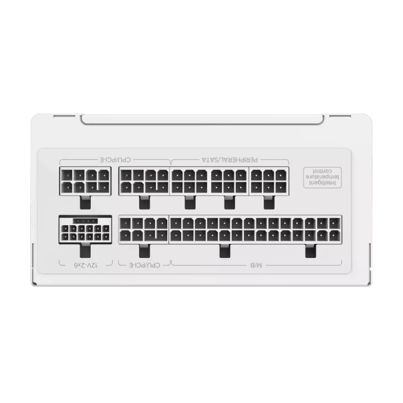 Gamemax GS 650G WH 650 W maitinimo blokas, 80 PLUS Gold, baltas